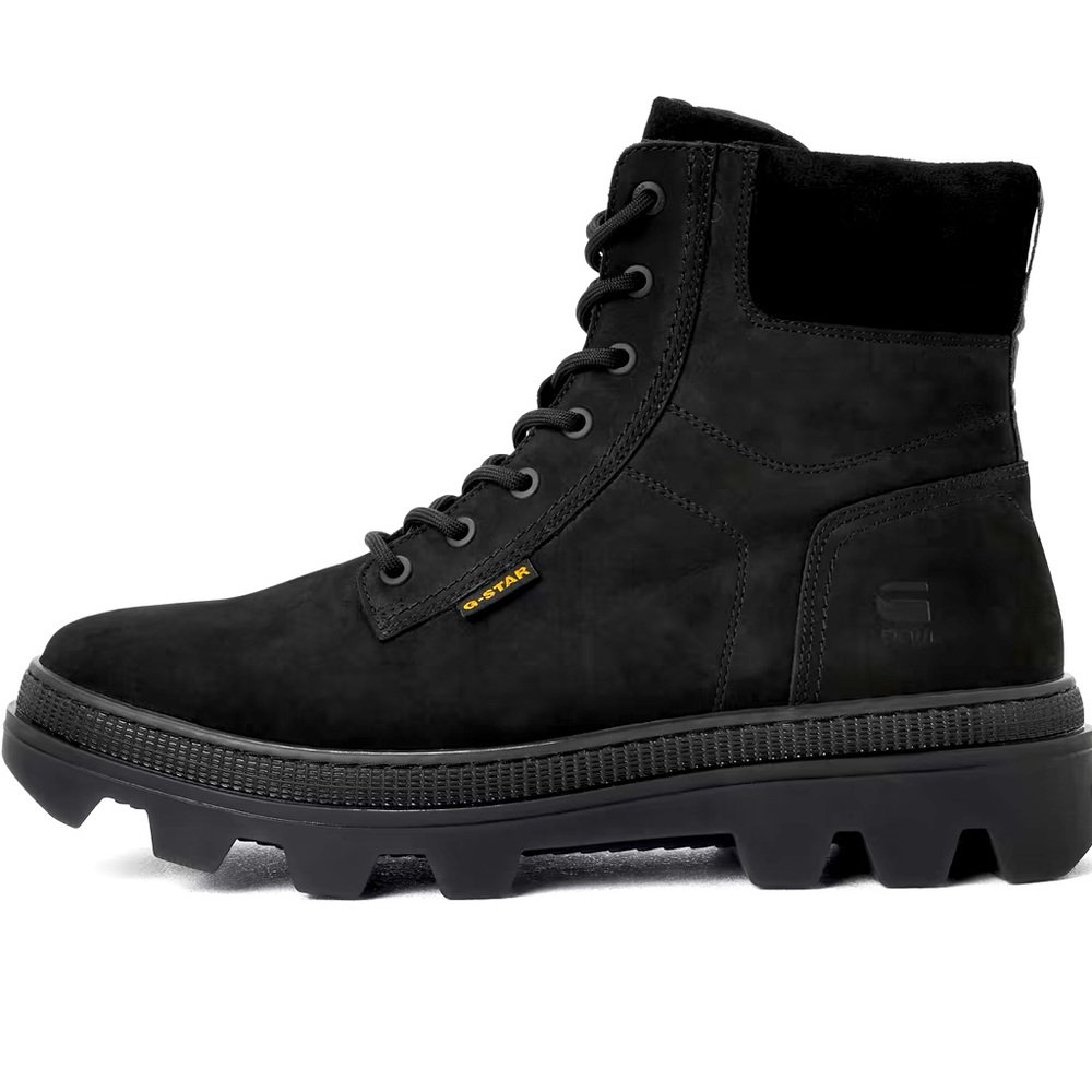 G-STAR RAW “NOXER HIGH NUBUCK BOOTS” SIZE EU 45 / US 12 BLACK BRAND NEW IN BOX!!